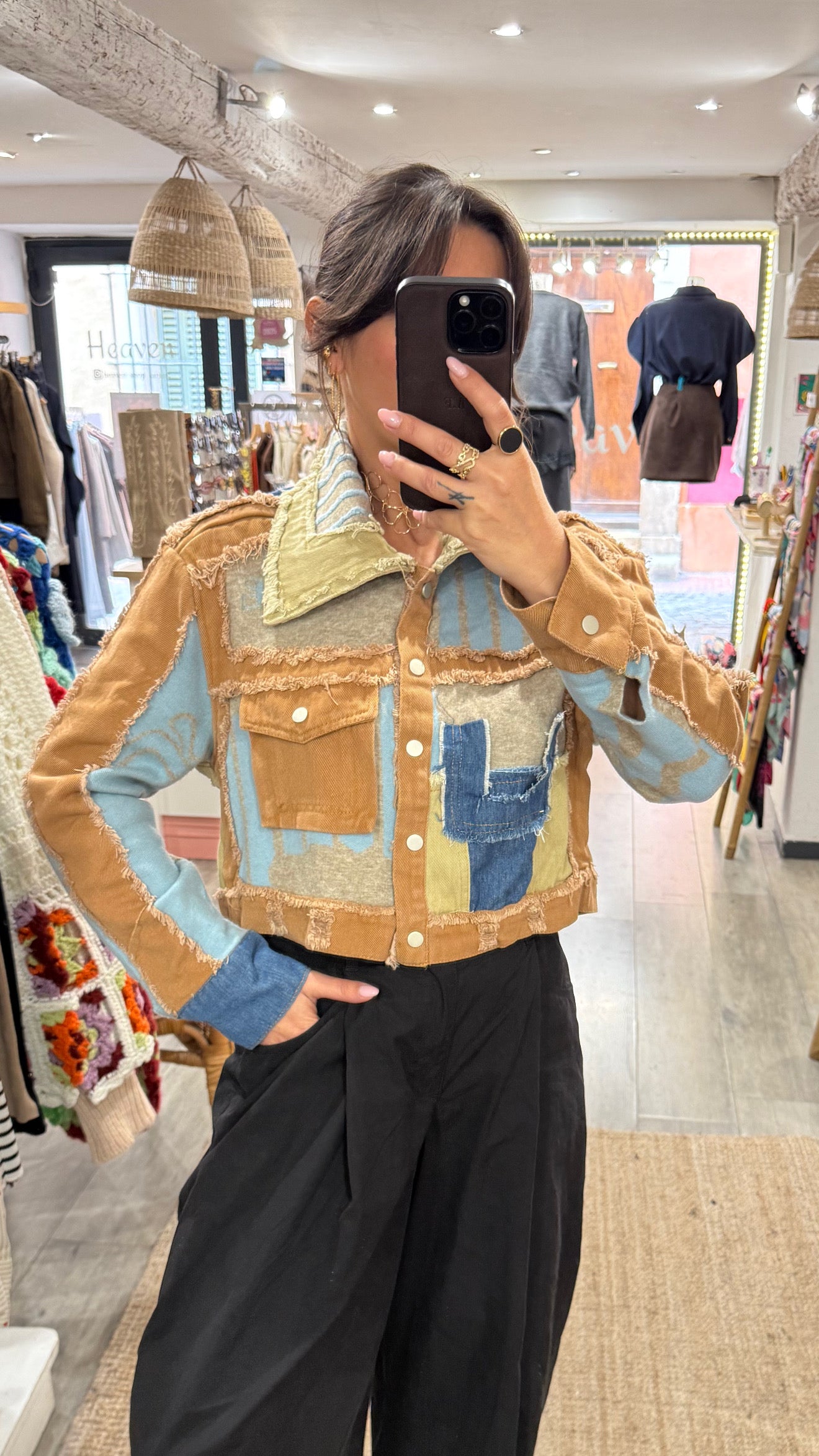 VESTE PATCHWORK