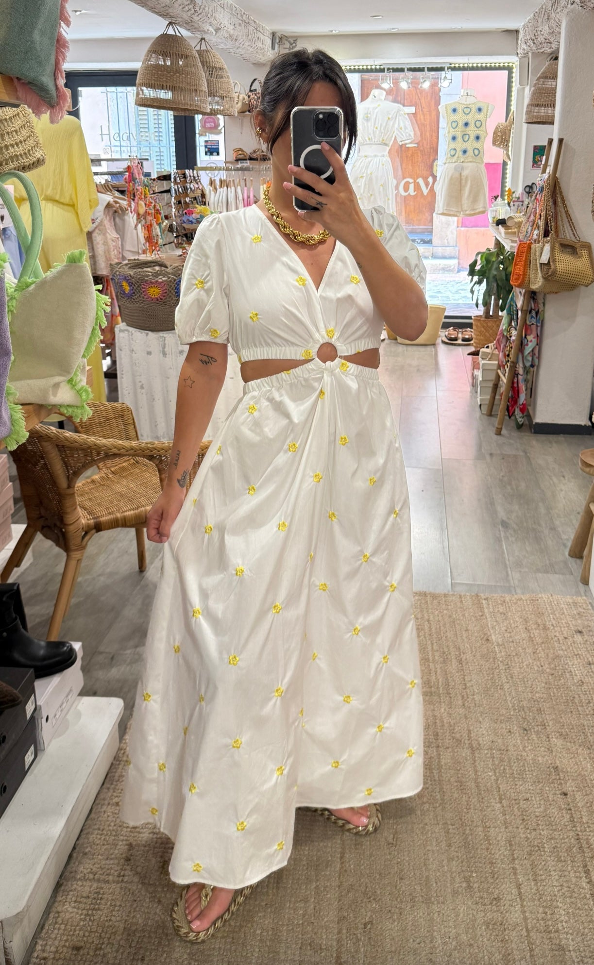ROBE LIBERTY ÉCHANCRÉE