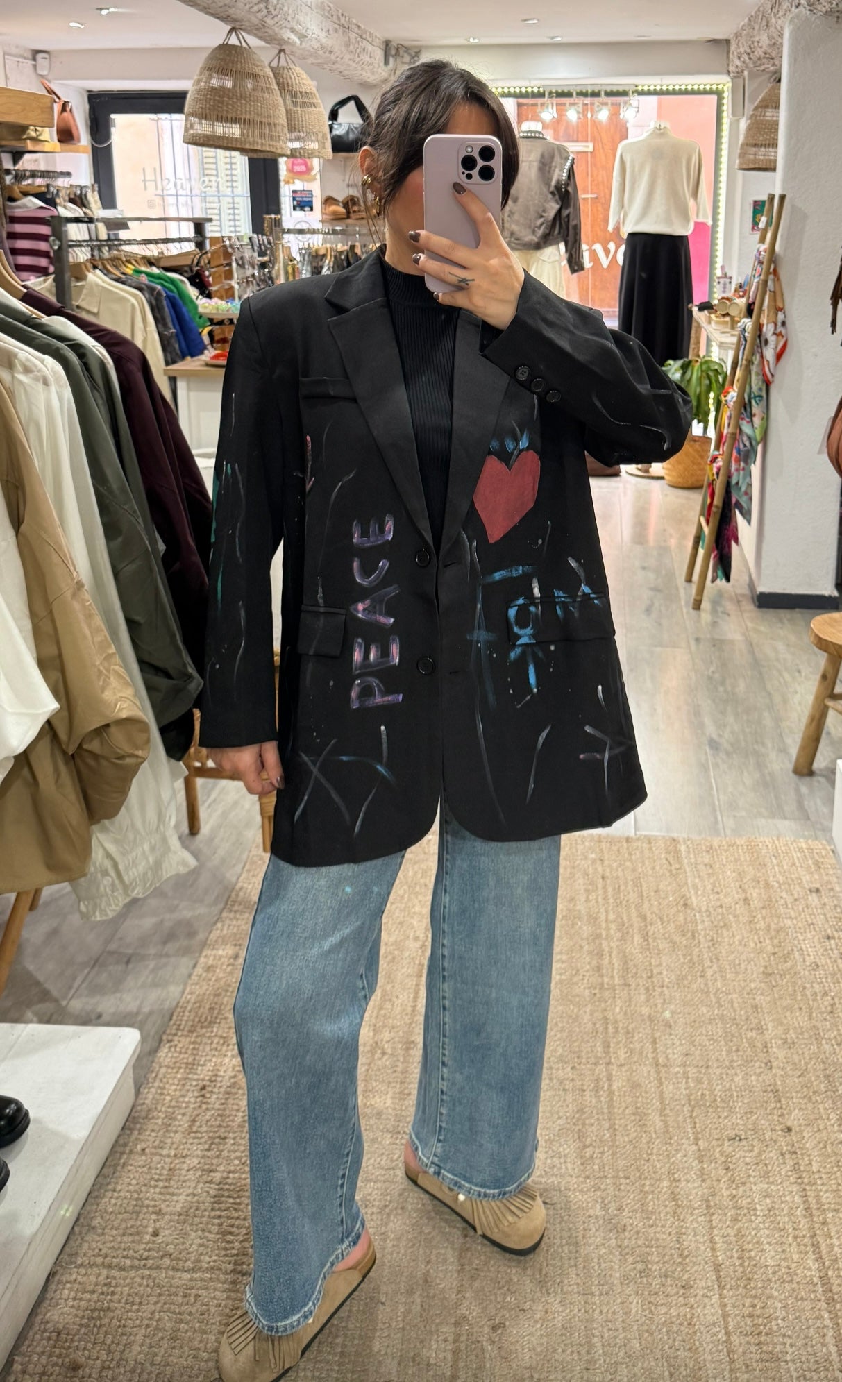 BLAZER OVERSIZE « MOTIFS »