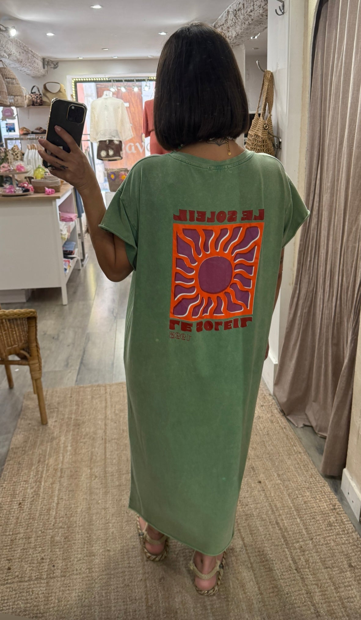 ROBE SOLEIL VERTE
