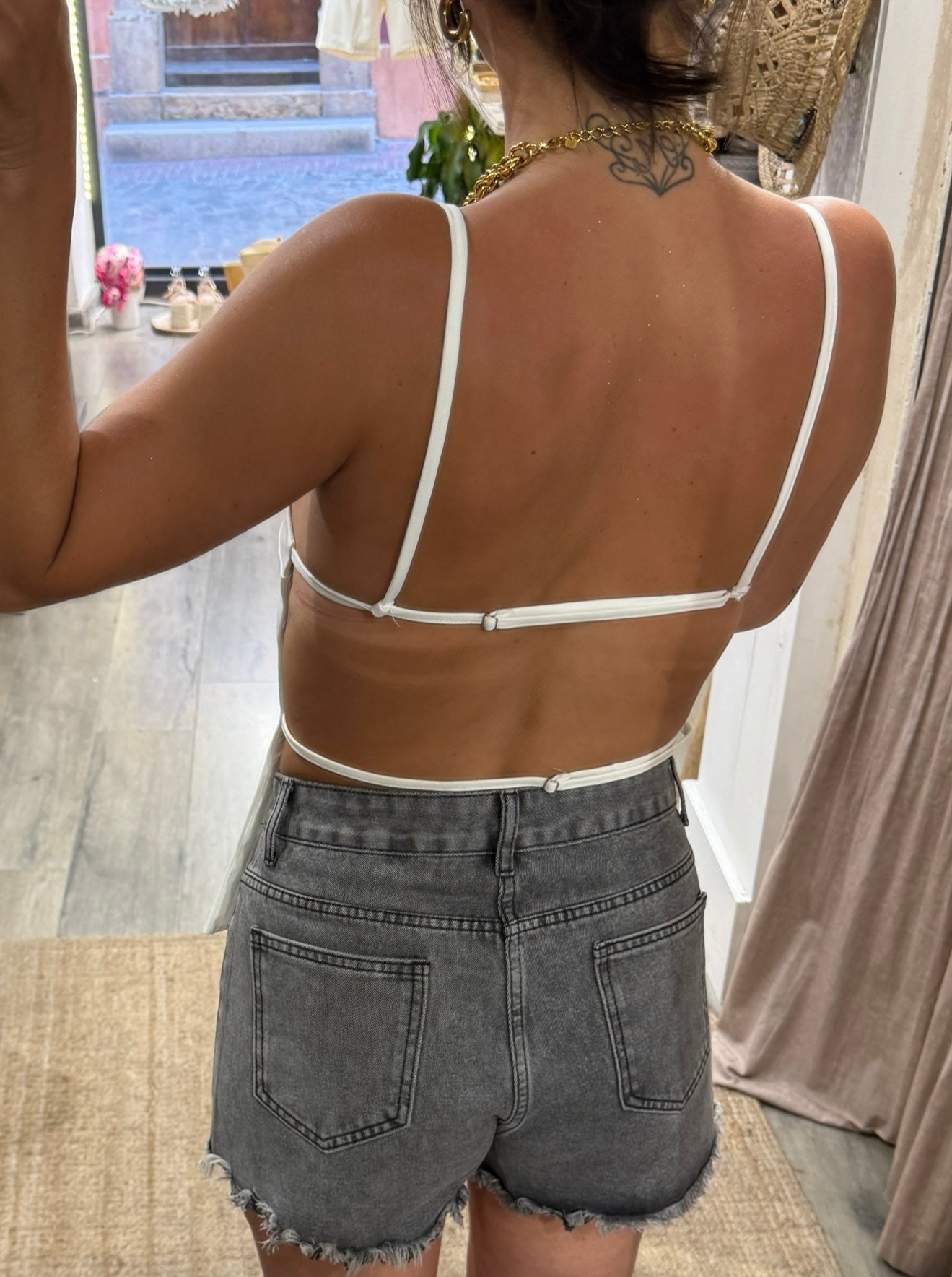 TOP DOS NU BLANC