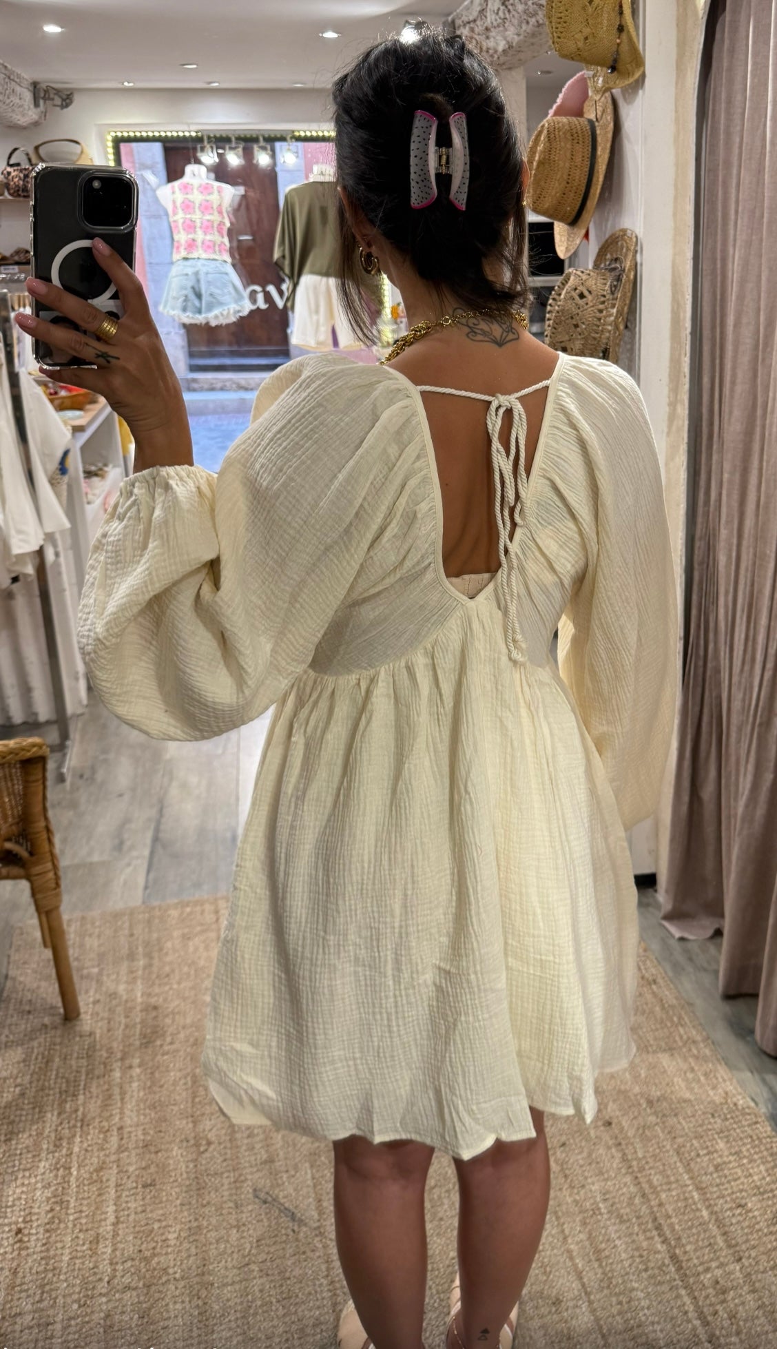 ROBE GAZE DE COTON