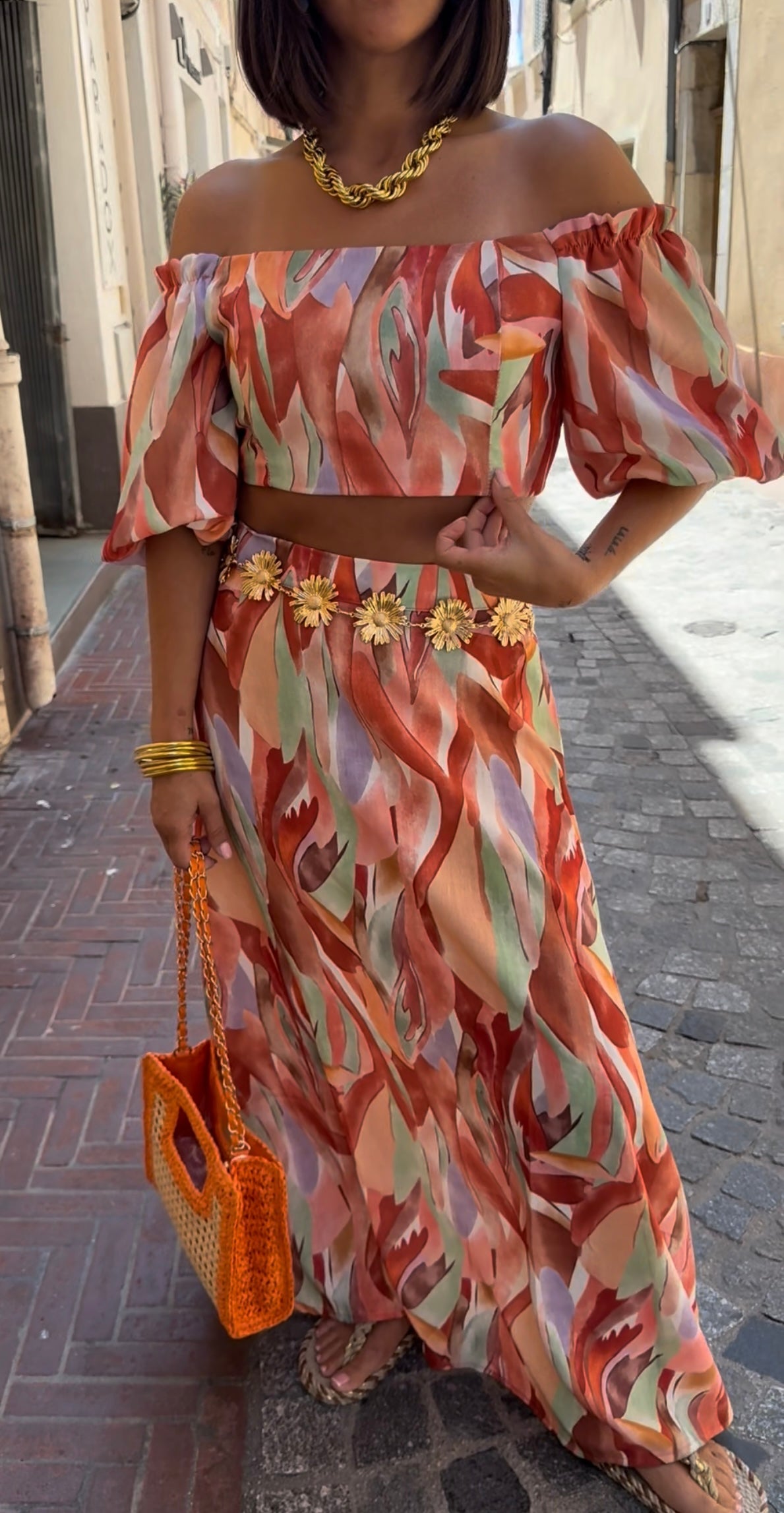 JUPE BARIOLÉ D’ENSEMBLE
