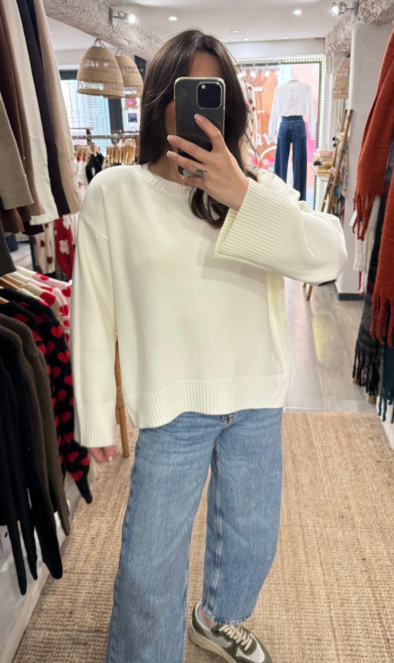 PULL BASIC BLANC
