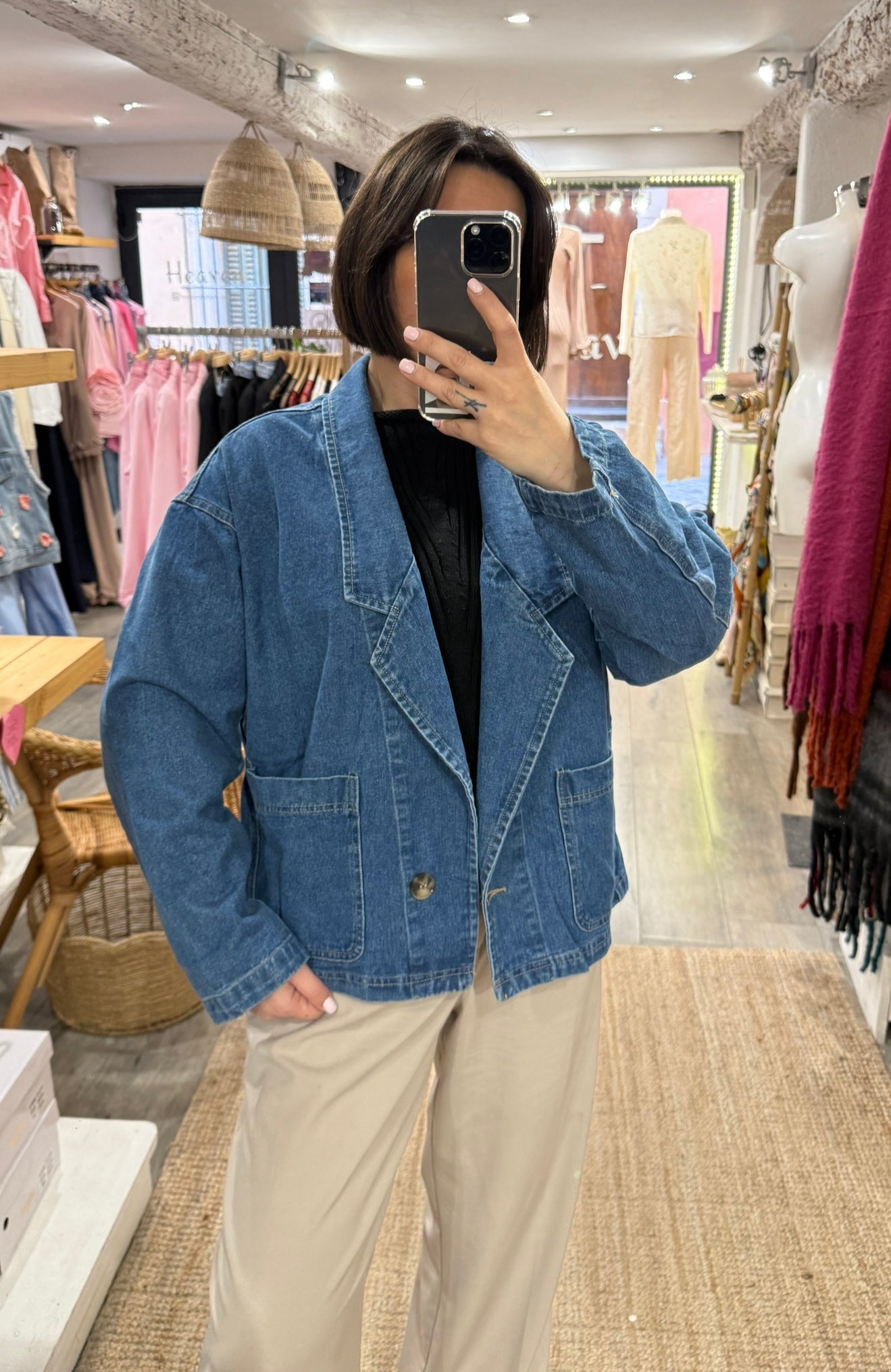 BLAZER JEANS COURT