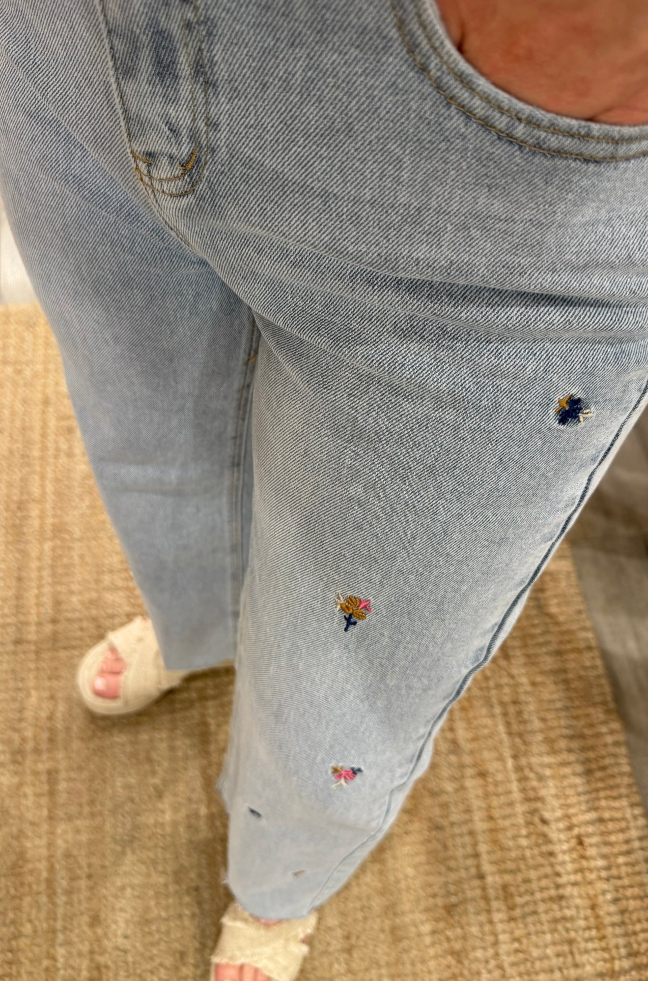 JEANS FLEURS LIBERTY