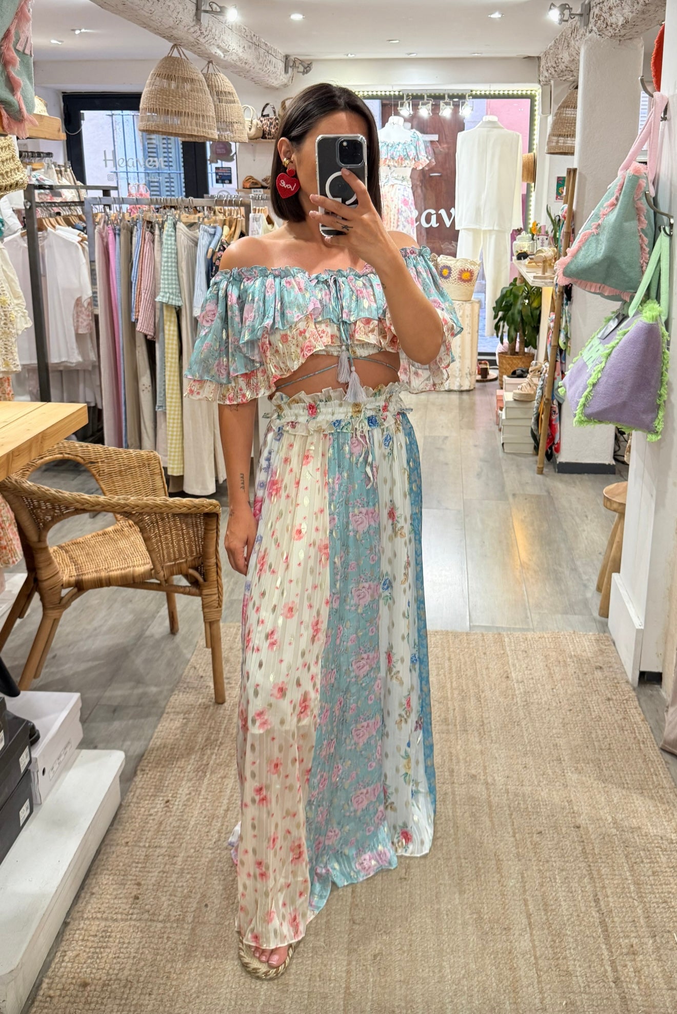 JUPE ENSEMBLE BOHÈME ( PRÉ COMMANDE)