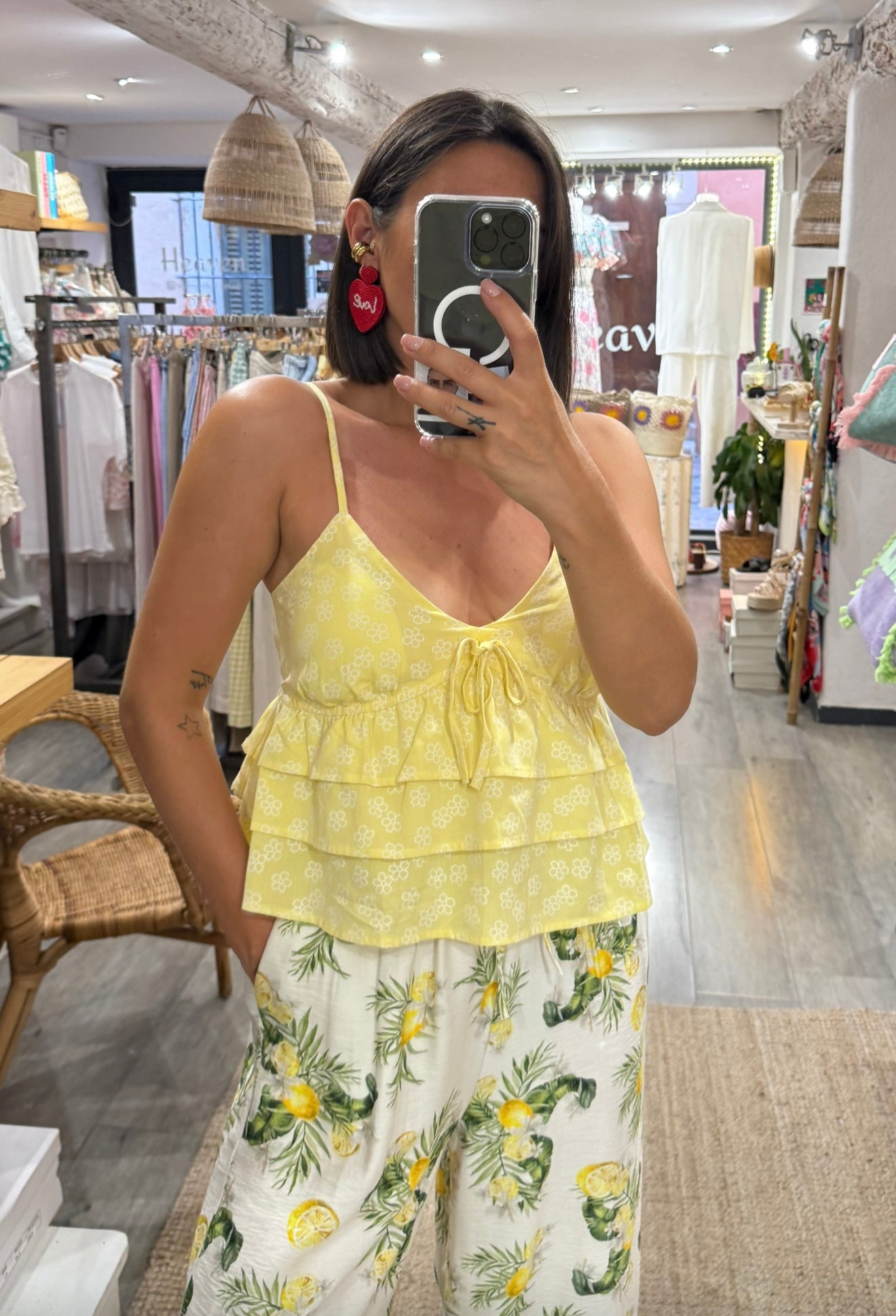 TOP LIBERTY JAUNE