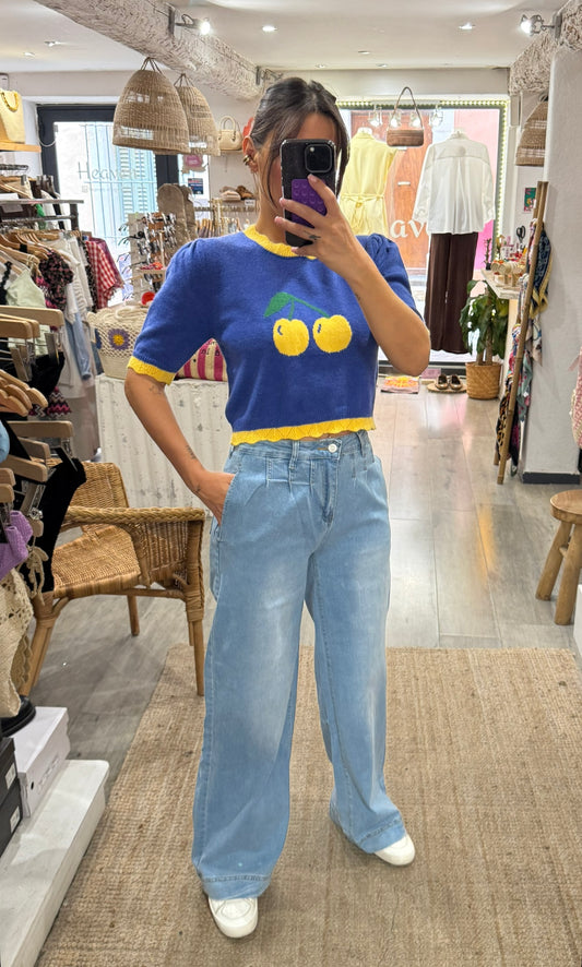 JEANS À PINCES