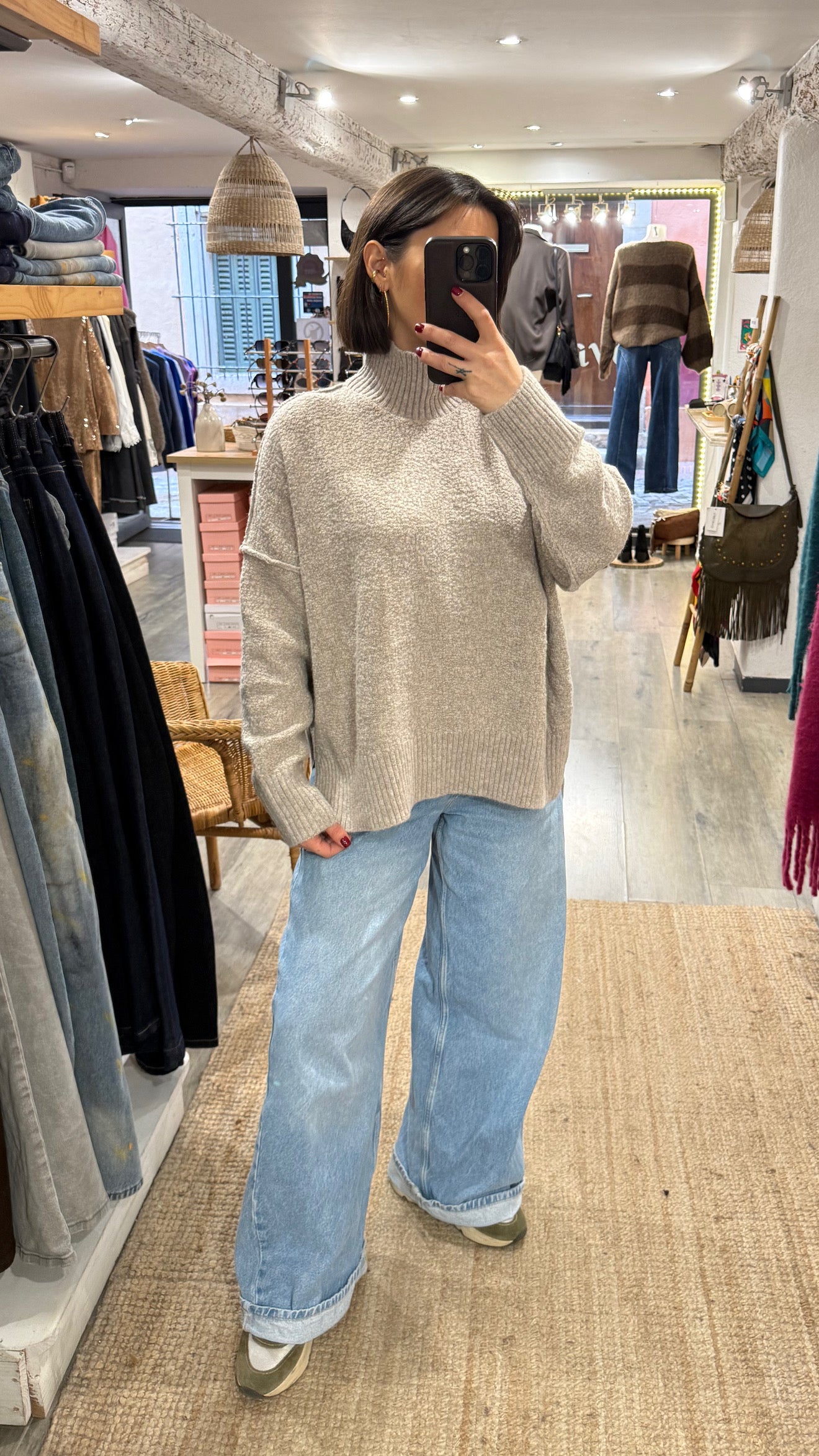 PULL TOUT DOUX BEIGE
