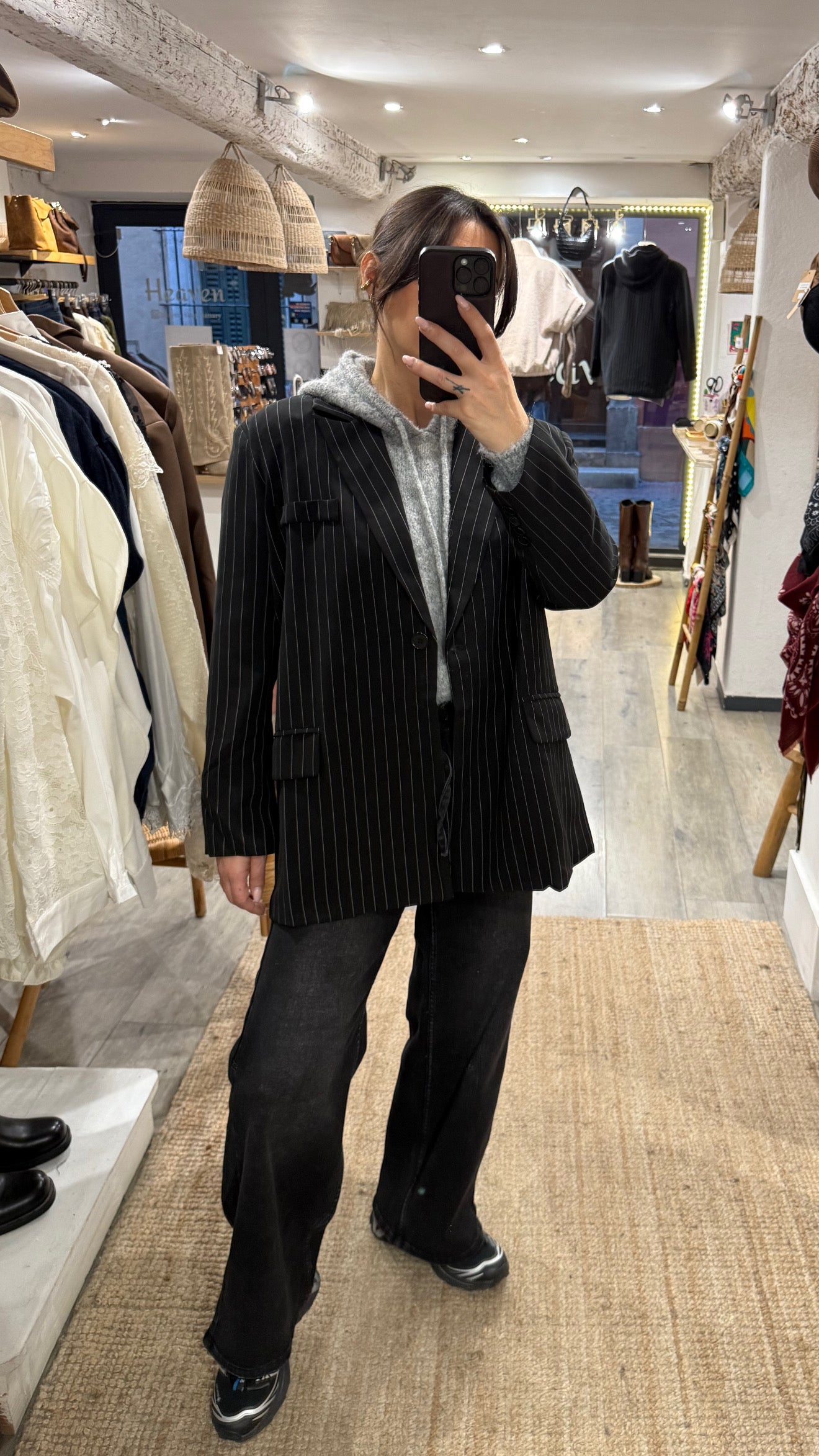 BLAZER OVERSIZE RAYURES