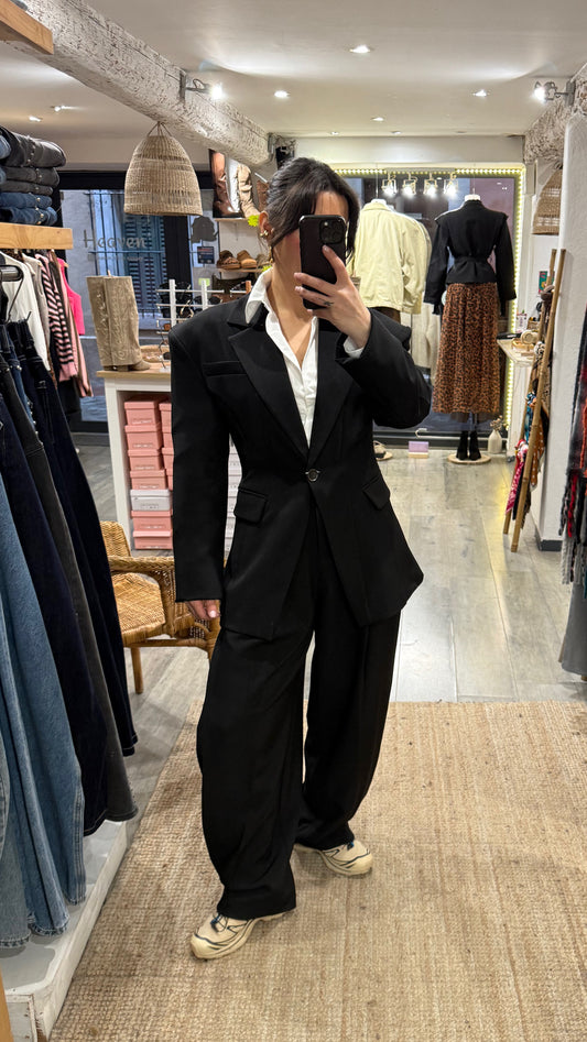 BLAZER ÉPAULETTES NOIR