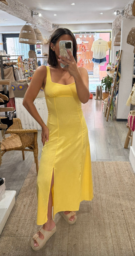 ROBE JAUNE LIN