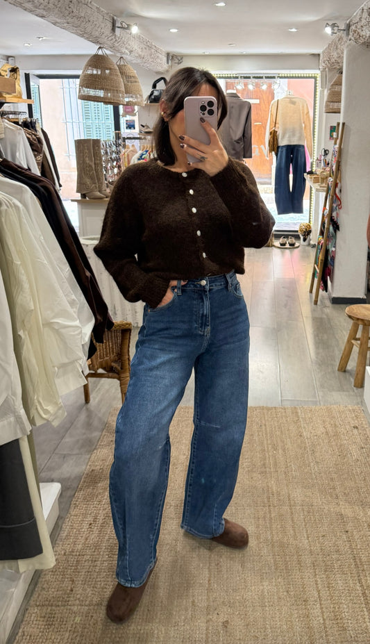 JEANS BARREL BLEU
