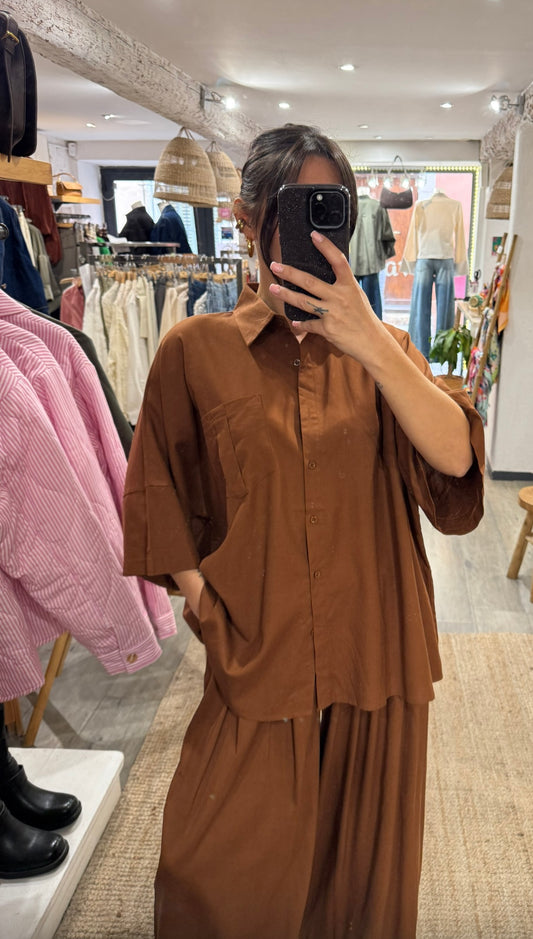 CHEMISE CHOCO ENSEMBLE