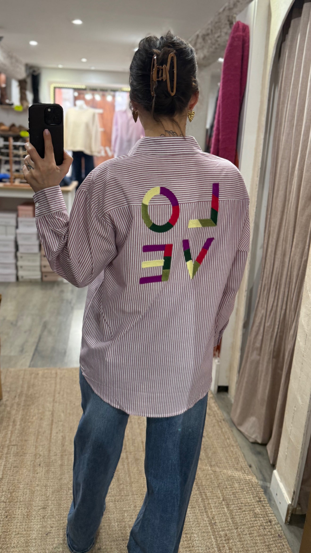 CHEMISE BRODÉ « LOVE »