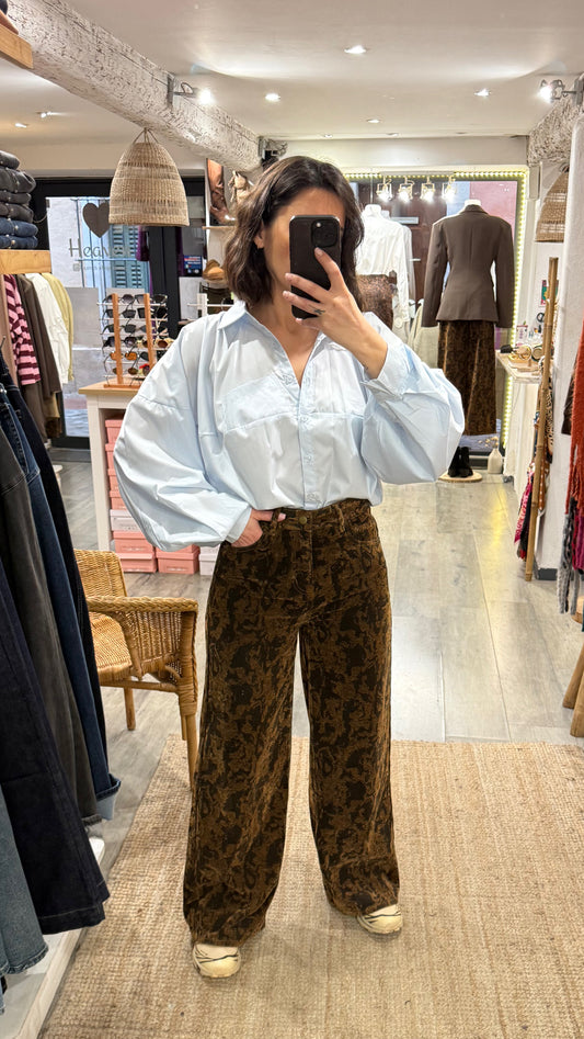 PANTALON BARIOLÉ CHOCO