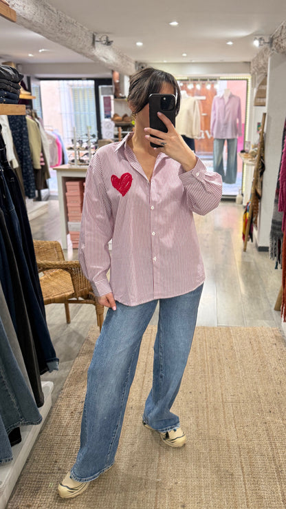 CHEMISE BRODÉ « LOVE »
