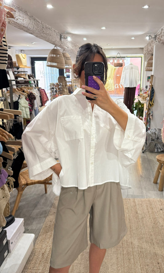 CHEMISE BASIC BLANCHE