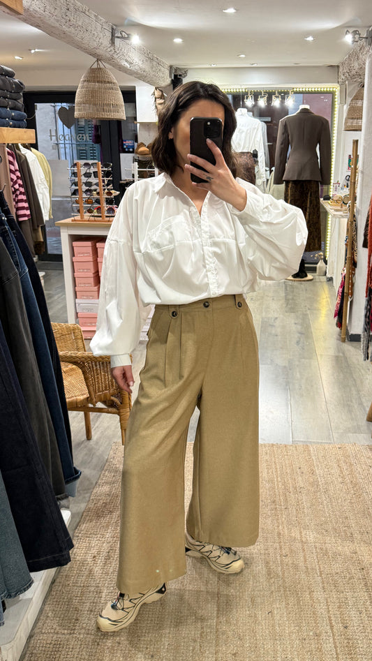 PANTALON CAMEL 7/8EME