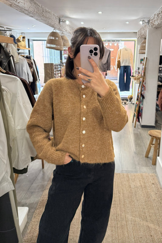 GILET BASIC CAMEL