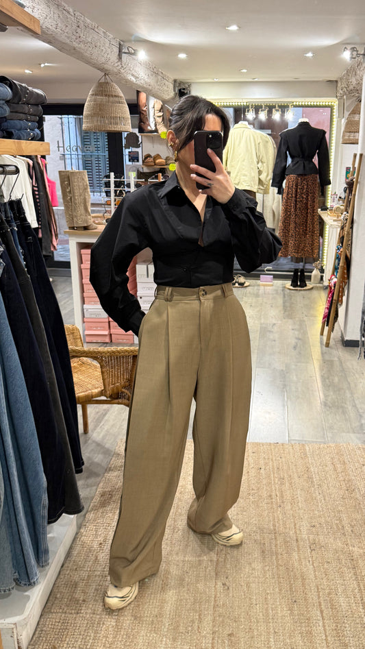 PANTALON CAMEL LARGE