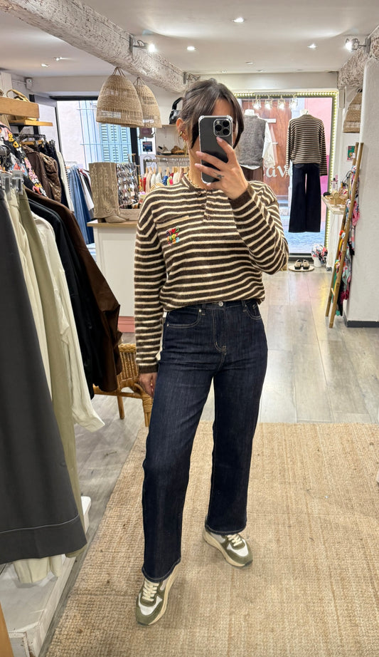 JEANS BRUT STRAIGHT 7/8EME