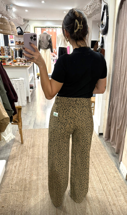 PANTALON ENSEMBLE LÉOPARD « LOVELY »