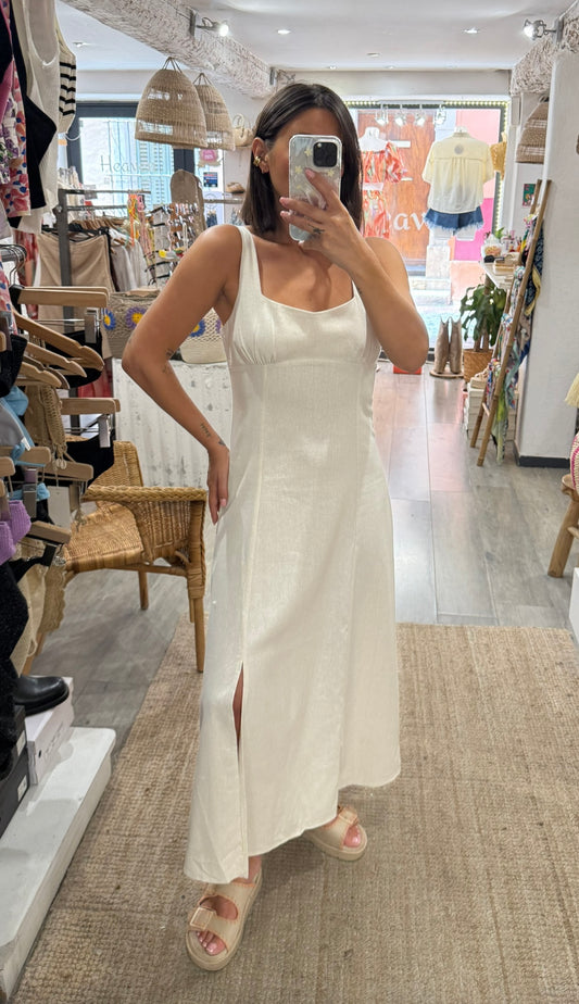 ROBE BEIGE LIN