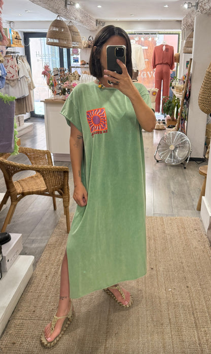 ROBE SOLEIL VERTE