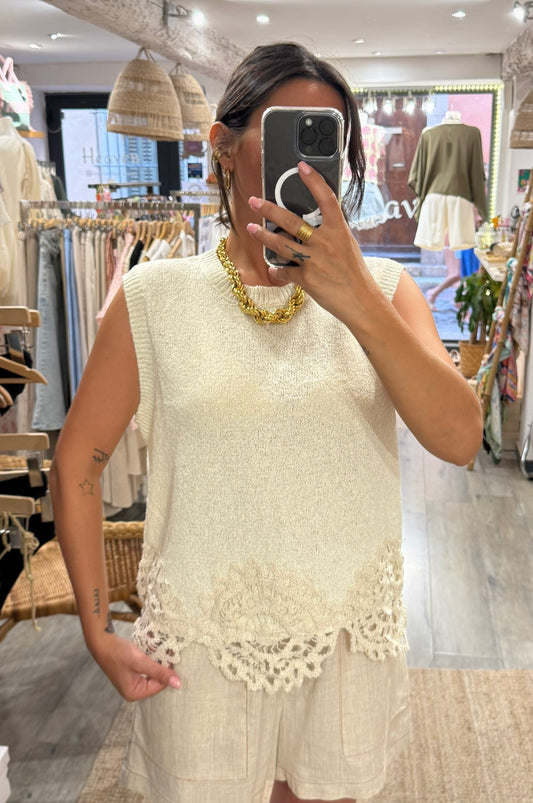TOP BAS CROCHET