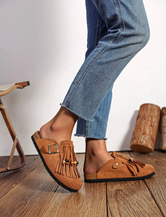 MULES PERLE CAMEL