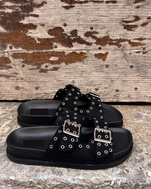 Mules rivets Noir