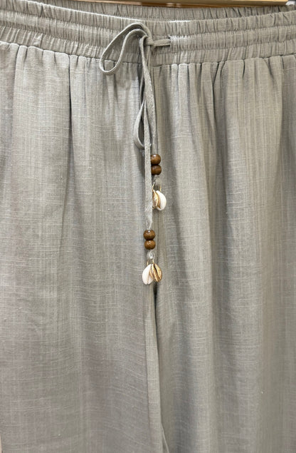 PANTALON LIN ÉCRU