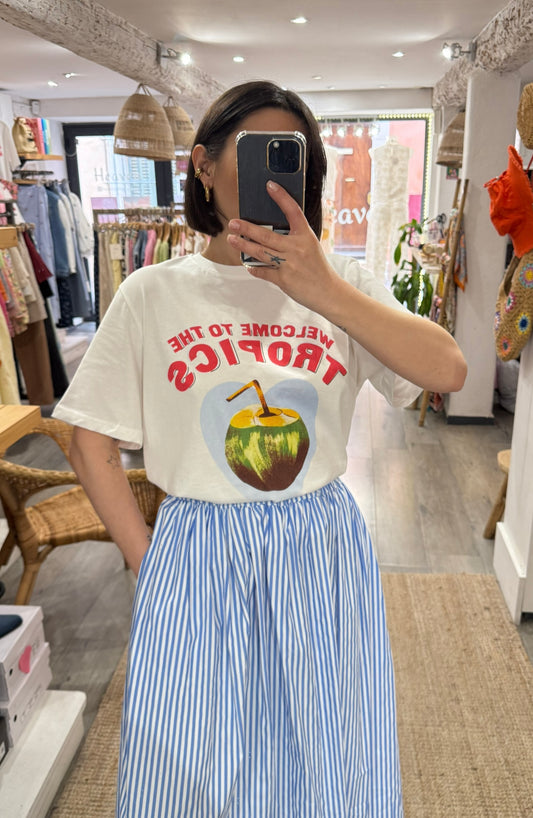 TEE SHIRT «  WELCOME TO THE TROPIC »