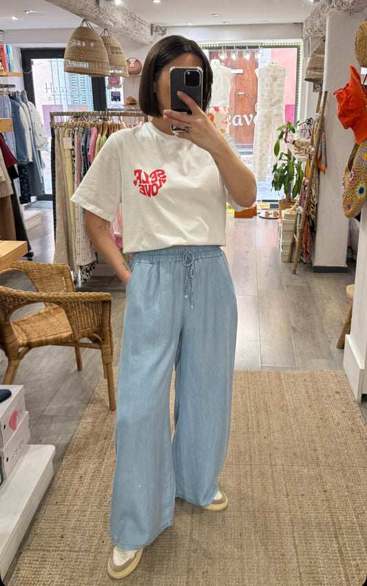 PANTALON SOUPLE DENIM