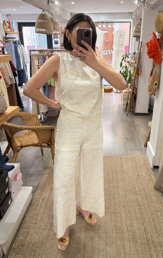 PANTALON ENSEMBLE BRODÉE