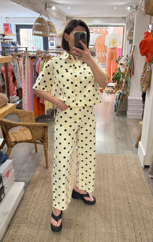 PANTALON POIS D’ENSEMBLE
