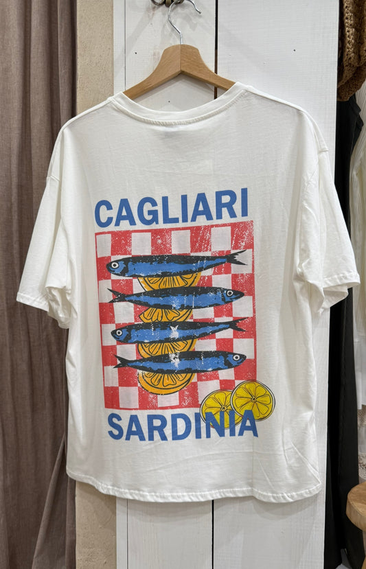 TEE SHIRT «  CAGLIARI SARDINIA »