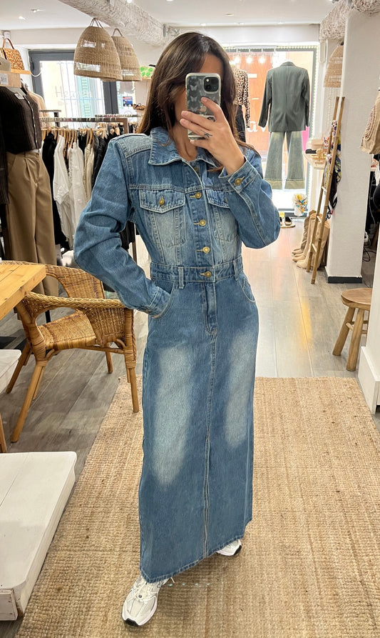 Robe en jeans