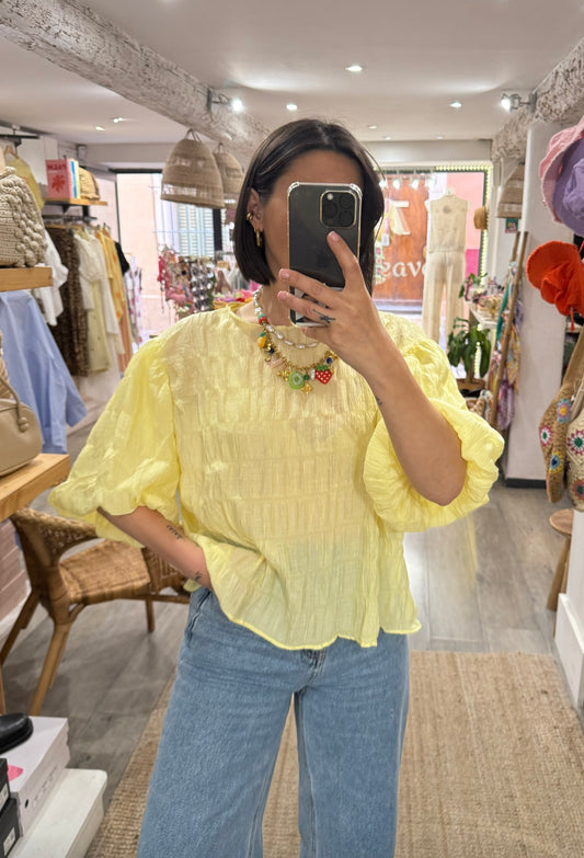 BLOUSE JAUNE