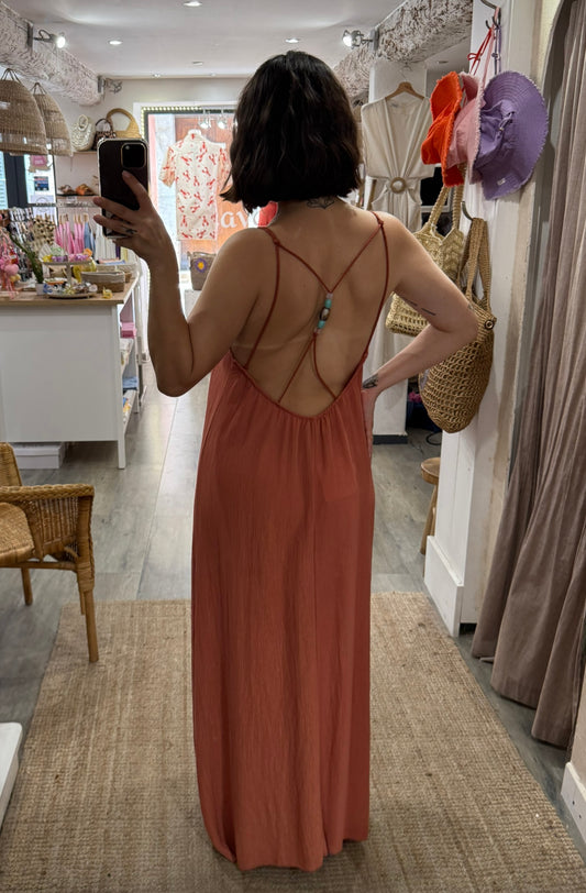ROBE PERLE DOS TERRACOTTA