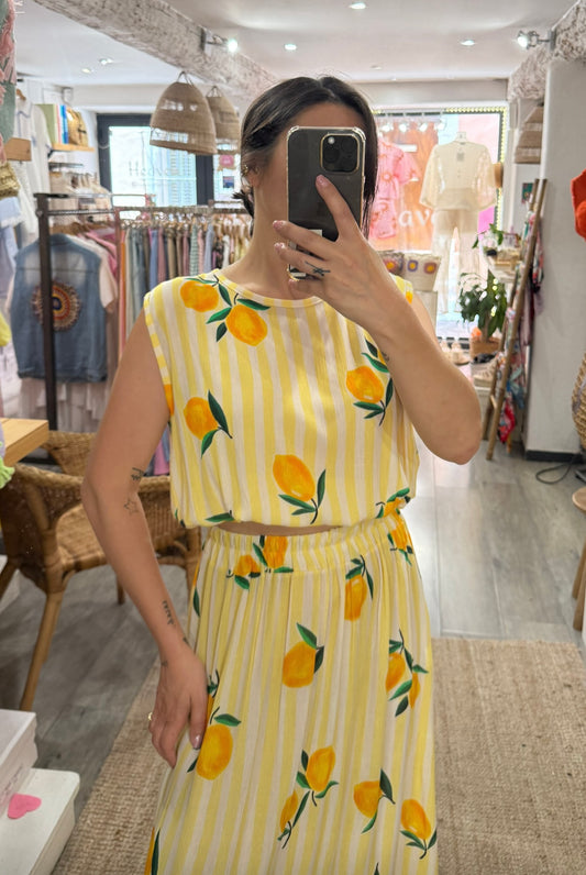 TOP CITRON JAUNE D’ENSEMBLE