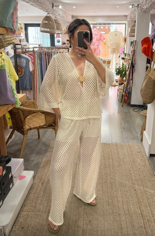 PANTALON AJOURÉ D’ENSEMBLE