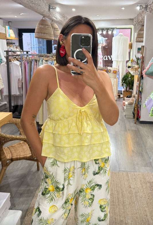 TOP LIBERTY JAUNE