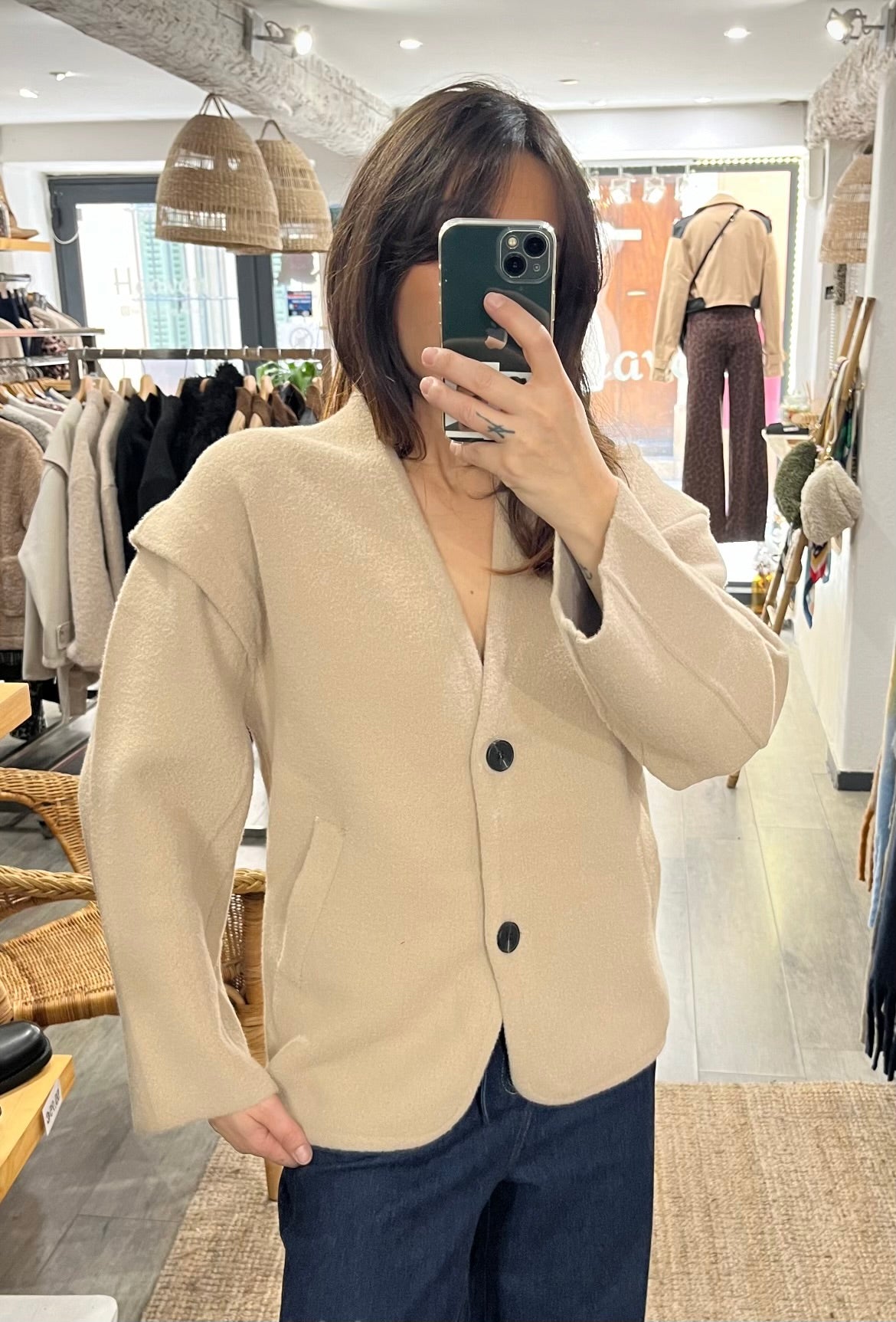 GILET BEIGE BASIC