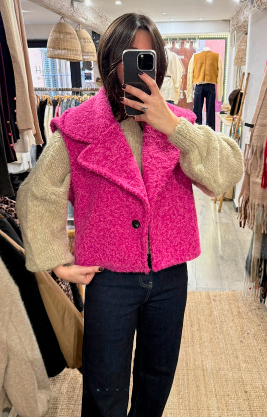 GILET ROSE